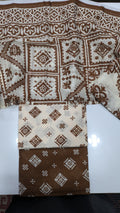 slub lawn printed 3pc