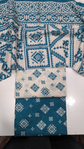slub lawn printed 3pc