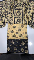 slub lawn printed 3pc